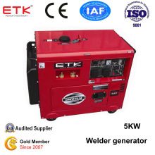 4.6kw/50Hz Silent Diesel Welder Generator Set